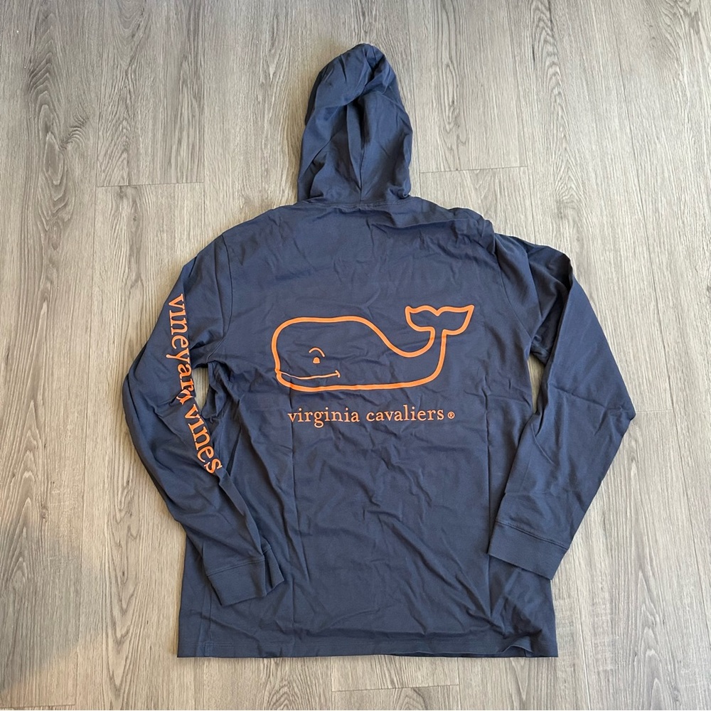 Vineyard Vines University of Virginia Cavaliers Long Sleeve Hooded Tee